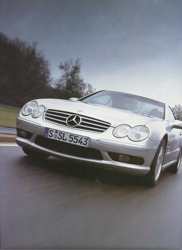 Mercedes sl55 amg porsche - sl55, v