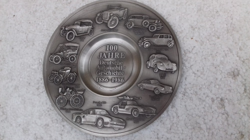 100 years automobile tin - 100, plate