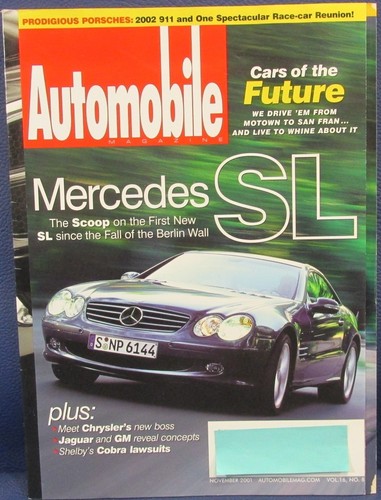 Automobile magazine nov 2001 - automobile,