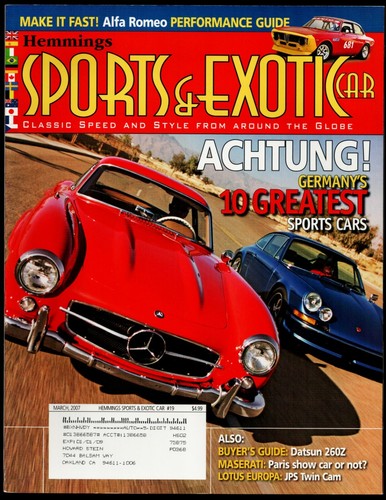 March 2007 sports exotic - 2007, &