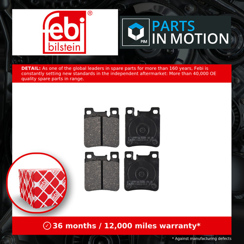 Brake pads set - set, mercedes