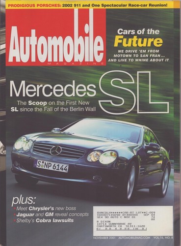 Automobile magazine november - automobile,