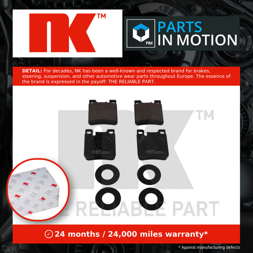 Brake pads set fits mercedes - pads,