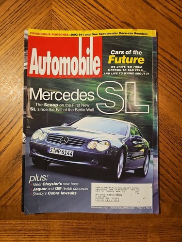 Automobile magazine nov 2001 - automobile,